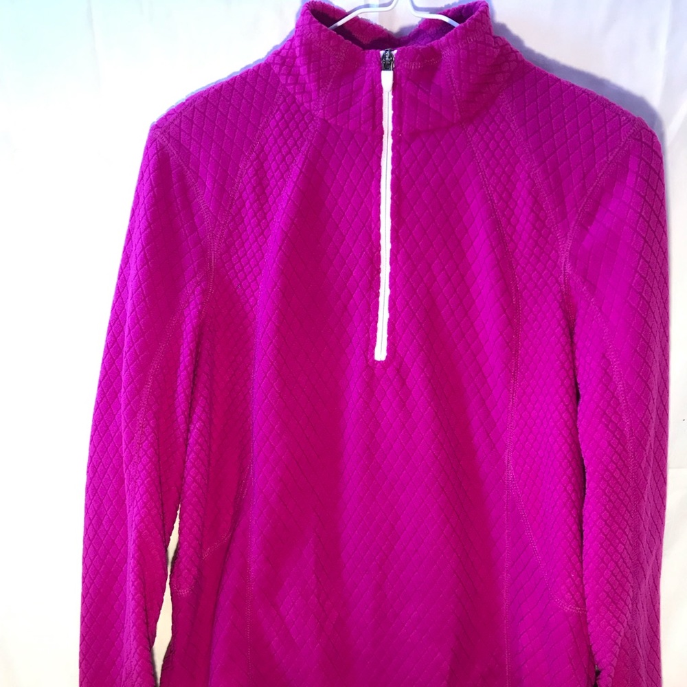 Fleece Patterned Quarter-Zip - Picture 2 of 5